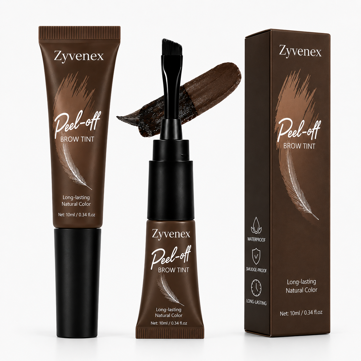 🔥 Final Day 60% OFF | Zyvenex 3-Day Long-Lasting Peel Off Brow Tint – Smudge-Proof, Waterproof & Natural-Looking Brows ✨