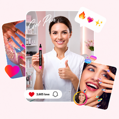 🎉 2026 Sale — Over 25,000 Sold!💅 24‑Colors Dual‑Ended Nail Art Pens‑DIY Manicure Drawing Set 🎨
