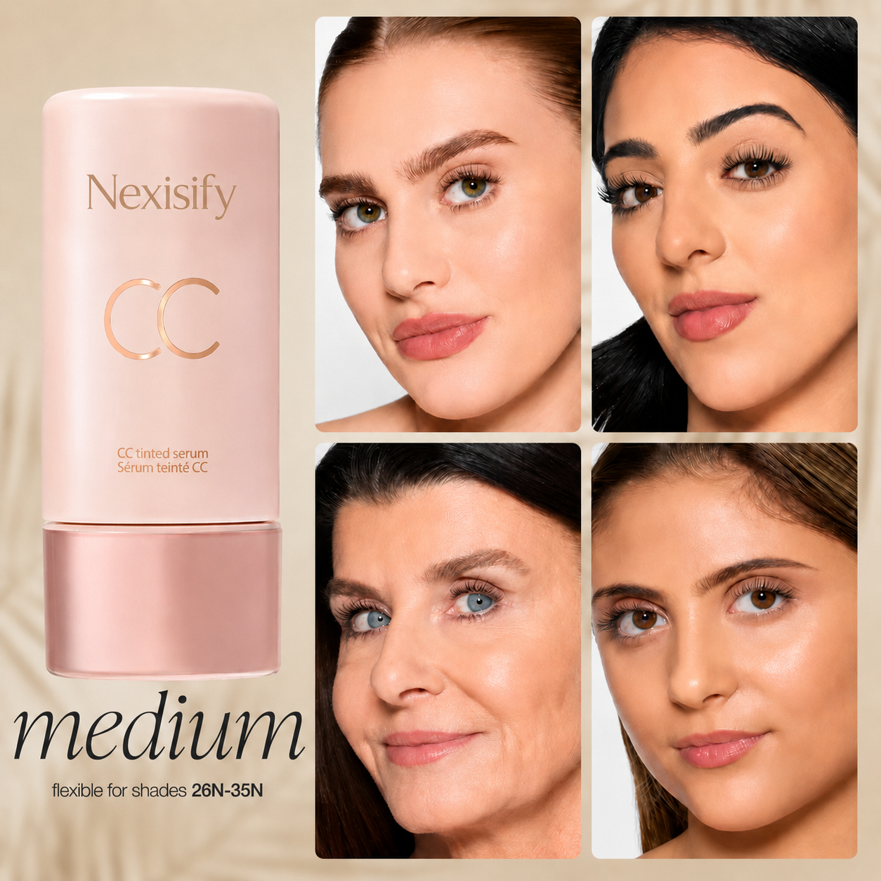 🔥LAST DAY 50% OFF and Buy 1 Get 1 Free!!｜Color-Correct, Hydrate & Glow in One Lightweight Serum ✨