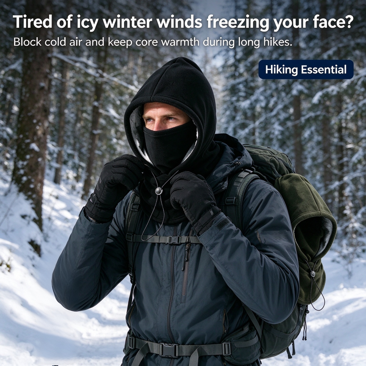 ⏳LAST DAY SALE - 50% OFF!! 3-in-1 Winter Fleece Balaclava 🧣❄️