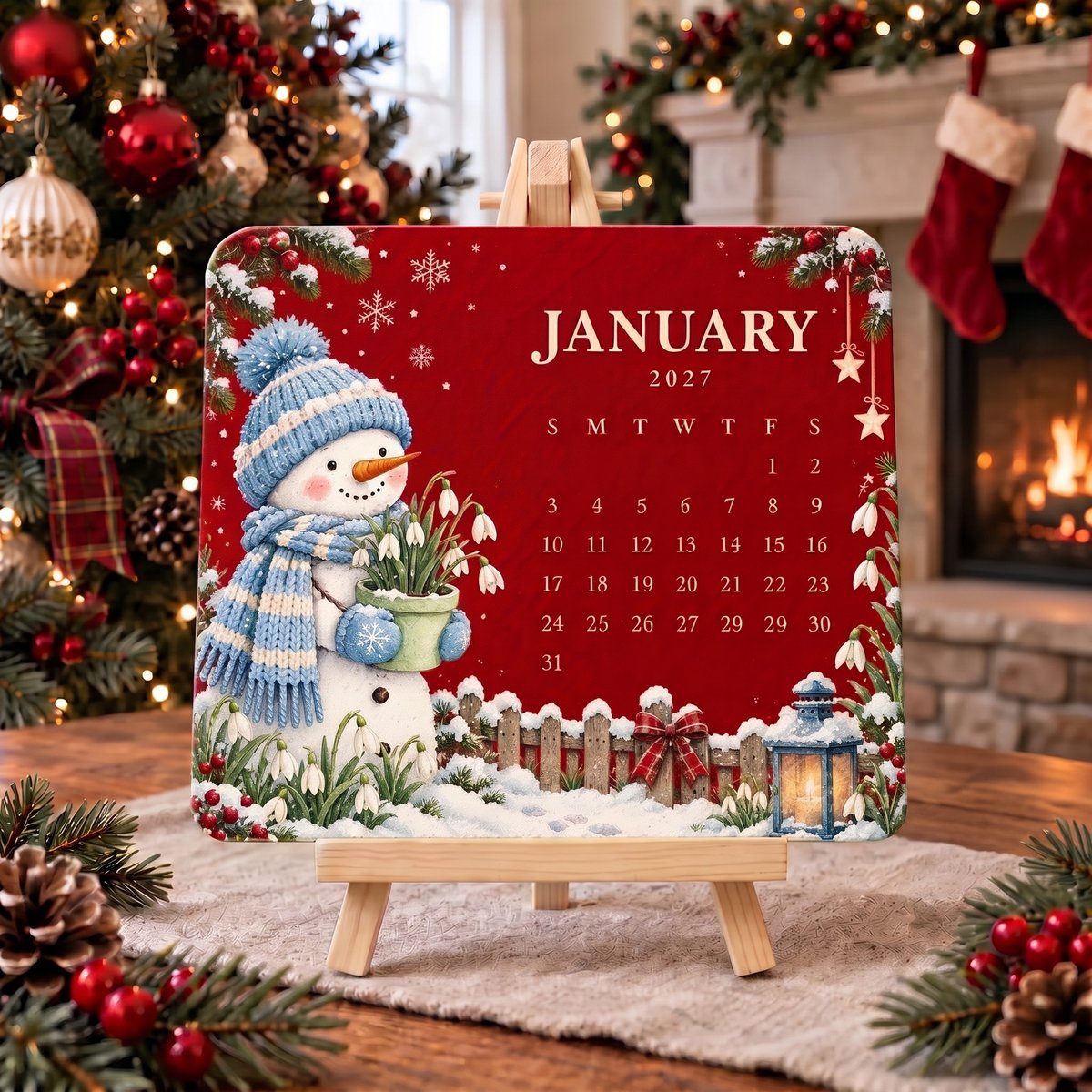 🎄Last Day Promotion !🌱 Christmas Special Edition – Eco-friendly, plantable “timeless” seed calendar 2027 🌸🌿