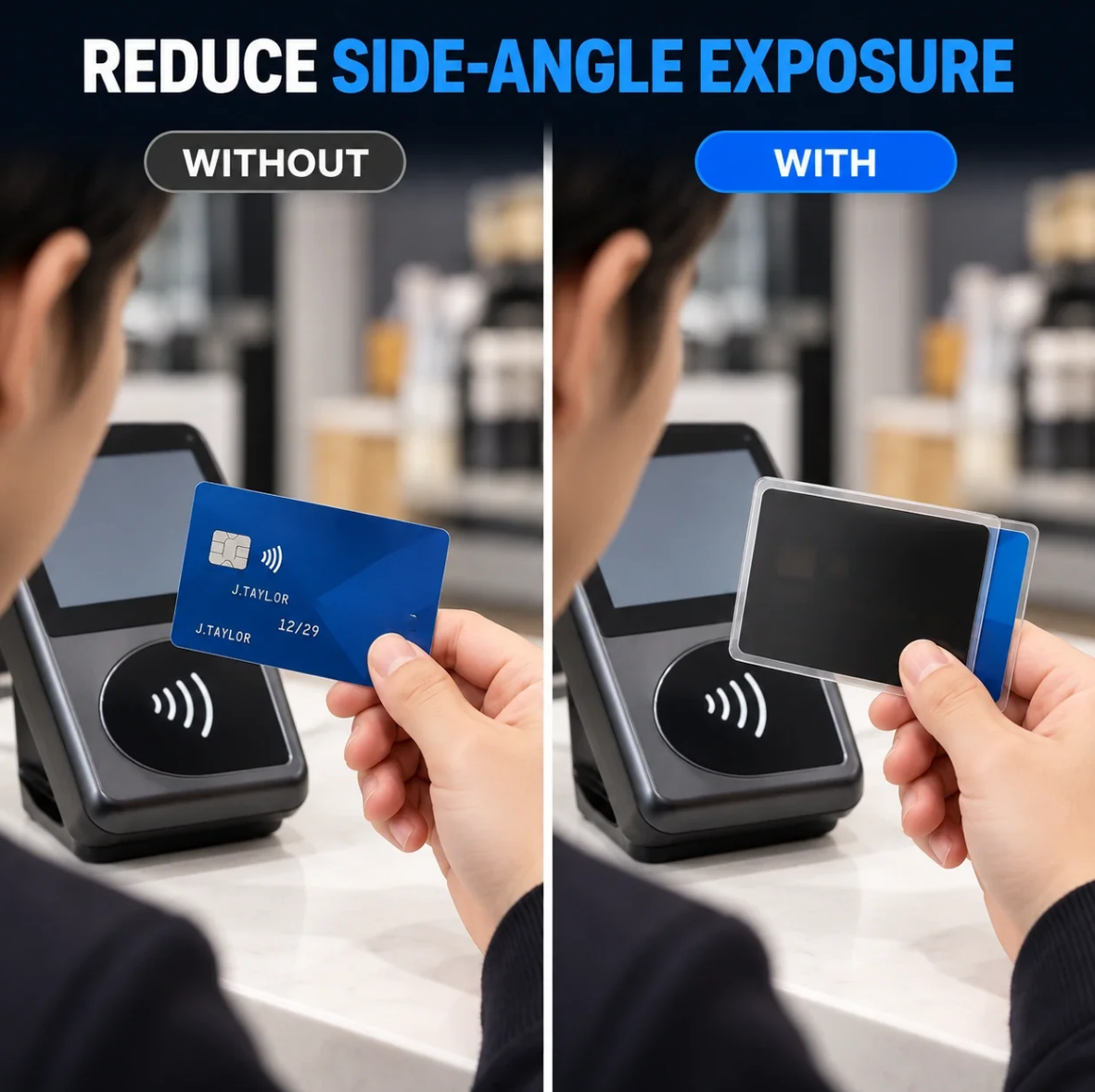 Side-View Privacy Card Sleeve - Protect your personal privacy