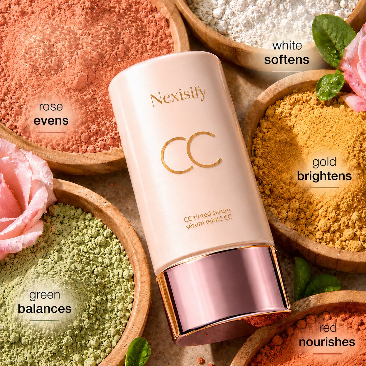 🔥LAST DAY 50% OFF and Buy 1 Get 1 Free!!｜Color-Correct, Hydrate & Glow in One Lightweight Serum ✨