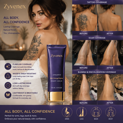 💜Last Day-Buy 1 Get 1 Free!💜✨Body Coverage Perfector – Waterproof, Lightweight & Flawless Body Makeup