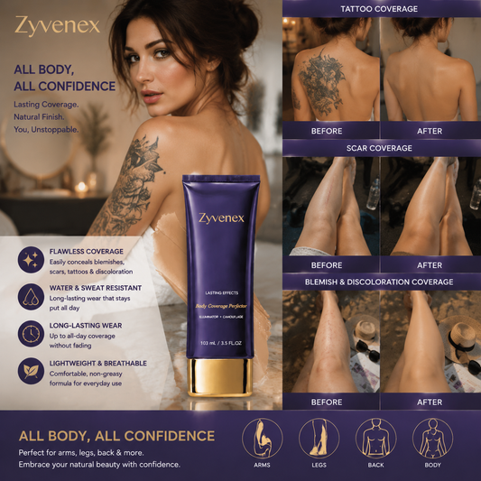 💜Last Day-Buy 1 Get 1 Free!💜✨Body Coverage Perfector – Waterproof, Lightweight & Flawless Body Makeup