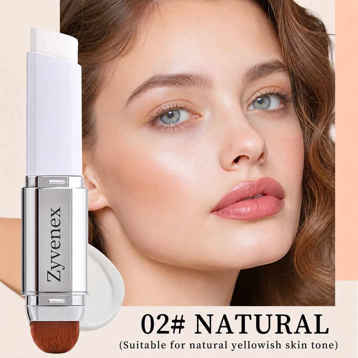 🔥LAST DAY 60% OFF Zyvenex™ Korean Color-Changing Foundation stick✨
