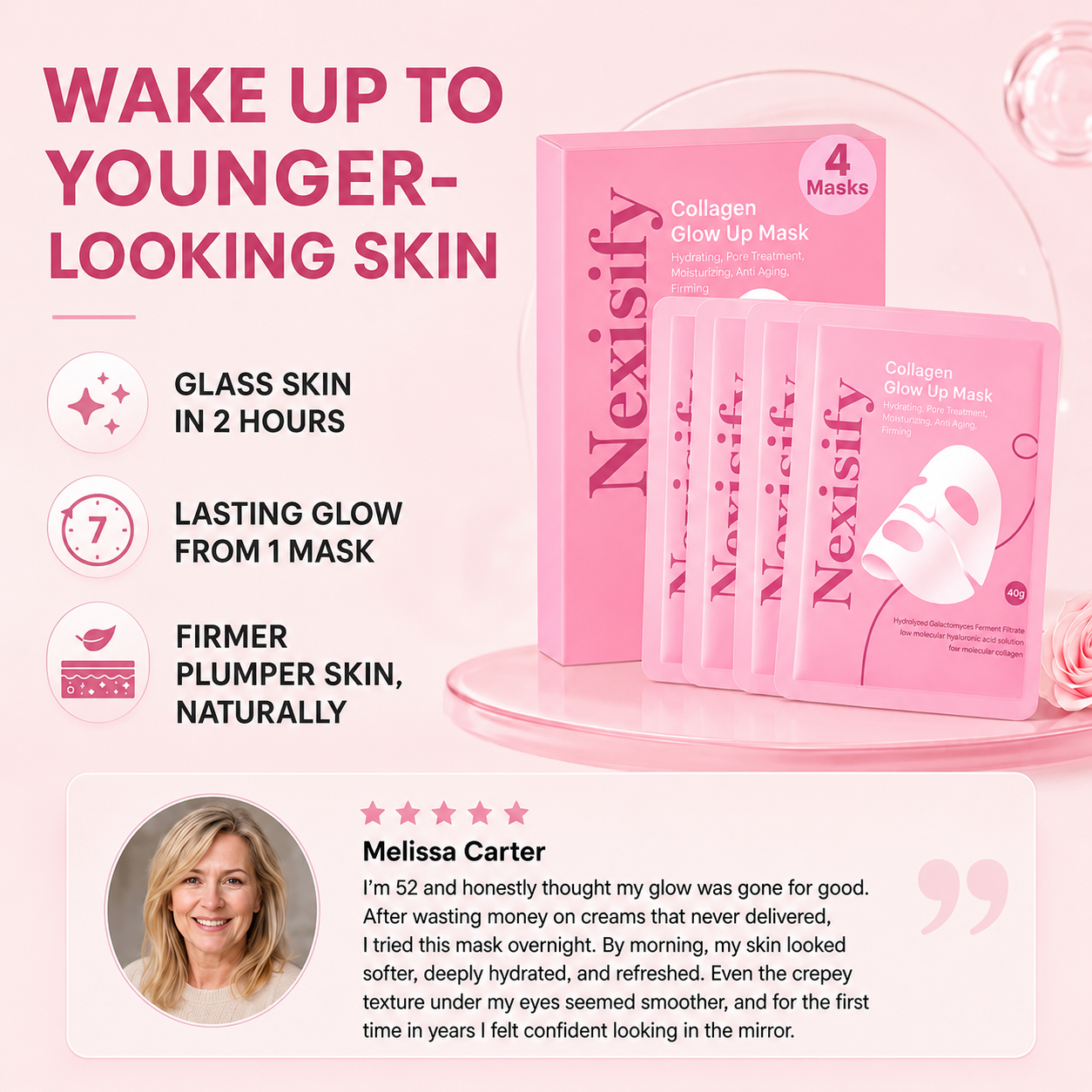 🔥 50% OFF Today Only Glow Up Mask 2.0 – Spa Skin Without the Spa Price