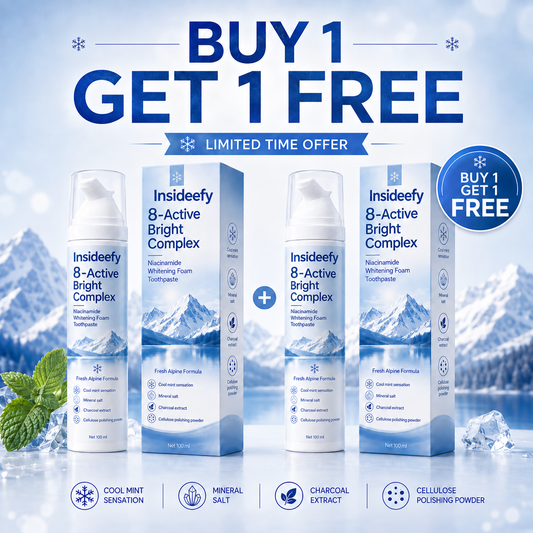 [Professional Grade] Insideefy Niacinamide Foaming Toothpaste 8X