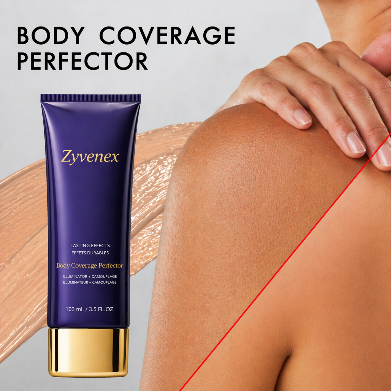 💜Last Day-Buy 1 Get 1 Free!💜✨Body Coverage Perfector – Waterproof, Lightweight & Flawless Body Makeup