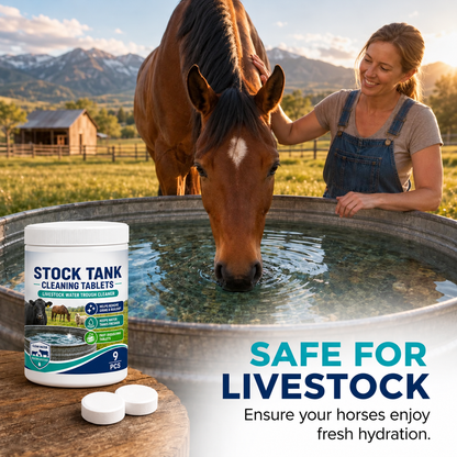 Fast-Dissolving Livestock Water Tank Cleaning Tablets
