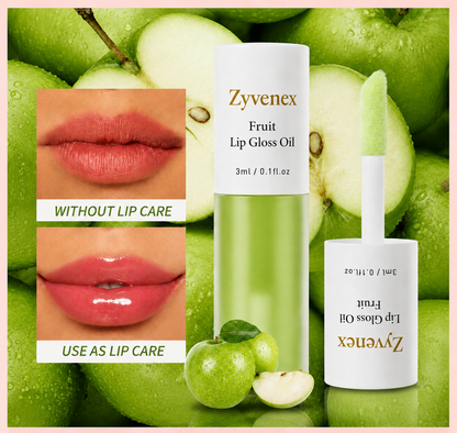 🔥LAST DAY 60% OFF💋 Get the Perfect Lip✨ Zyvenex Tinted Fruit Lip Gloss Oil - For Lush, Hydrated Lips with a Natural Glow! 💖