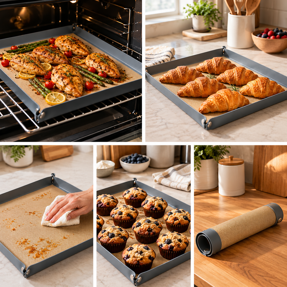 Premium Silicone Baking Tray