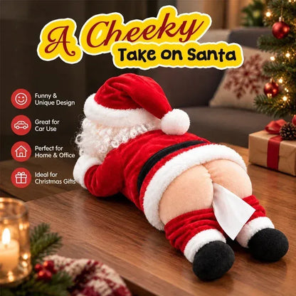 🎅Hilarious Santa Butt Tissue Box – The Cheekiest Christmas Decor!