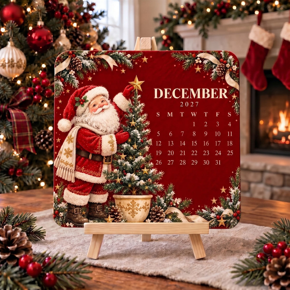 🎄Last Day Promotion !🌱 Christmas Special Edition – Eco-friendly, plantable “timeless” seed calendar 2027 🌸🌿