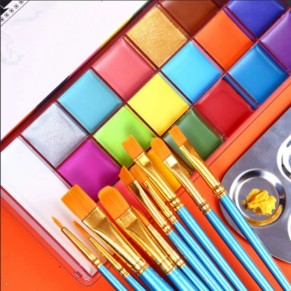 Insideefy 20 Color Face Body Paint Set