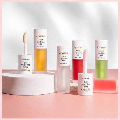 🔥LAST DAY 60% OFF💋 Get the Perfect Lip✨ Zyvenex Tinted Fruit Lip Gloss Oil - For Lush, Hydrated Lips with a Natural Glow! 💖