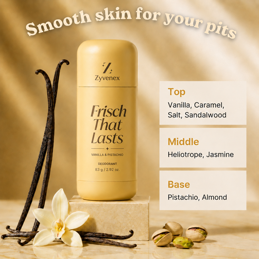 ✨ Zyvenex® Vanilla Pistachio Brightening Deodorant — Smooth skin Underarms in Just Weeks 💛 ✨