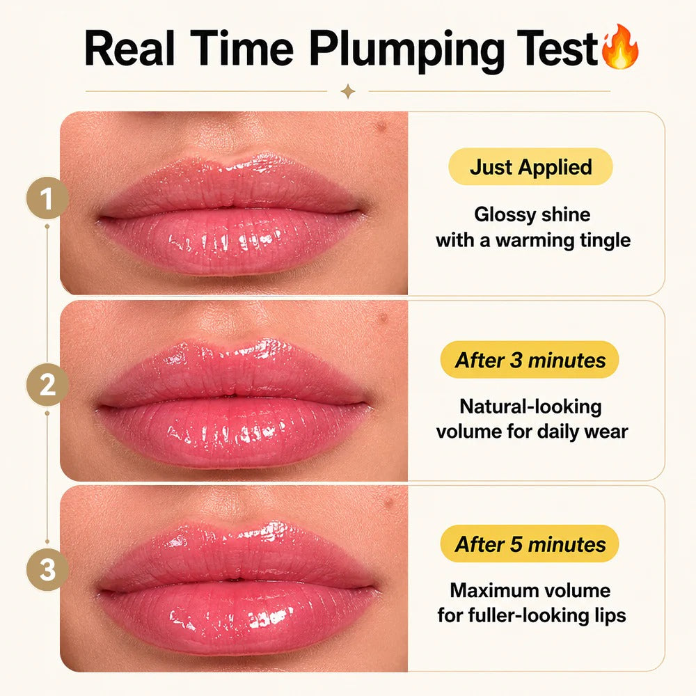 🔥LAST DAY 50% OFF💋Zyvenex Spicy Lip Plumper - Fuller-Looking LipPlumper Gloss